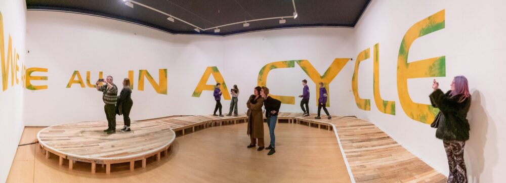 Jo Lathwood, Making Up, (2024), The Lowry. Photograph Paul Blakemore