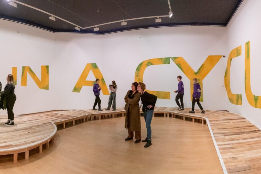 Jo Lathwood, Making Up, (2024), The Lowry. Photograph Paul Blakemore