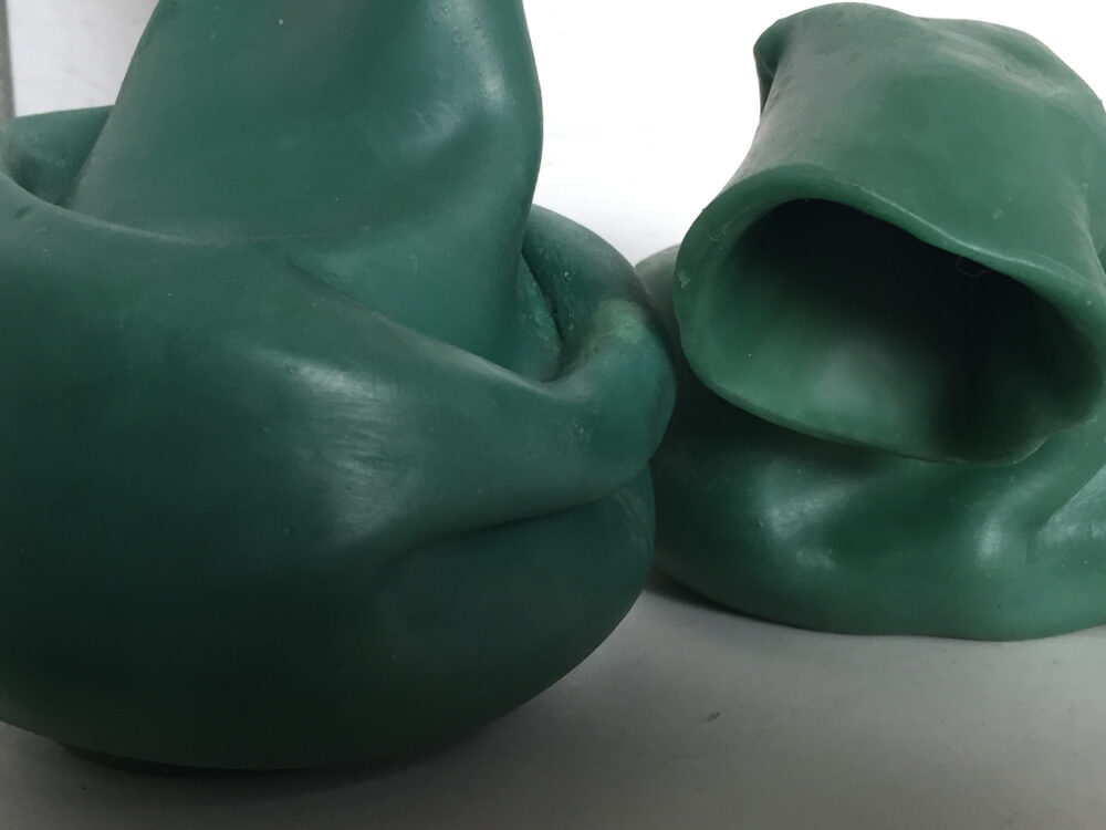 Kate Parsons, Vessels II (2021), wax. Photograph by Kate Parsons