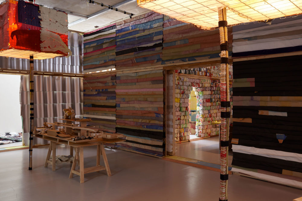 Michael Beutler, Haus Beutler (2014/16) Installation view, Pump House (2016) Spike Island. Photograph by Stuart Whipps