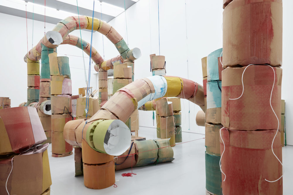 Michael Beutler, Tea Factory (2016) Installation view, Pump House (2016) Spike Island. Photograph by Stuart Whipps