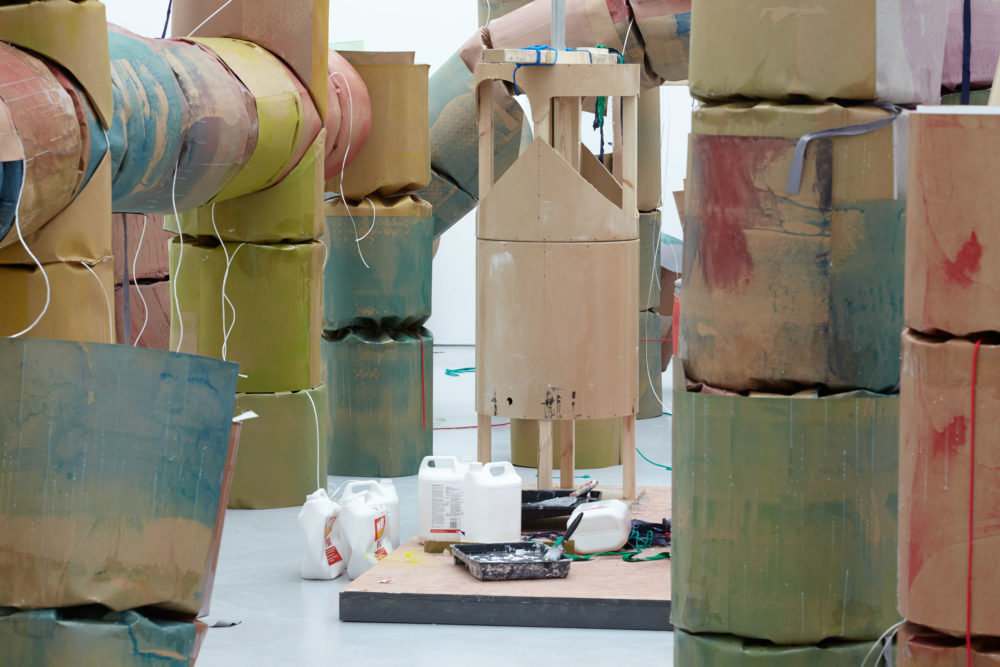 Michael Beutler, Tea Factory (2016) Installation view, Pump House (2016) Spike Island. Photograph by Stuart Whipps