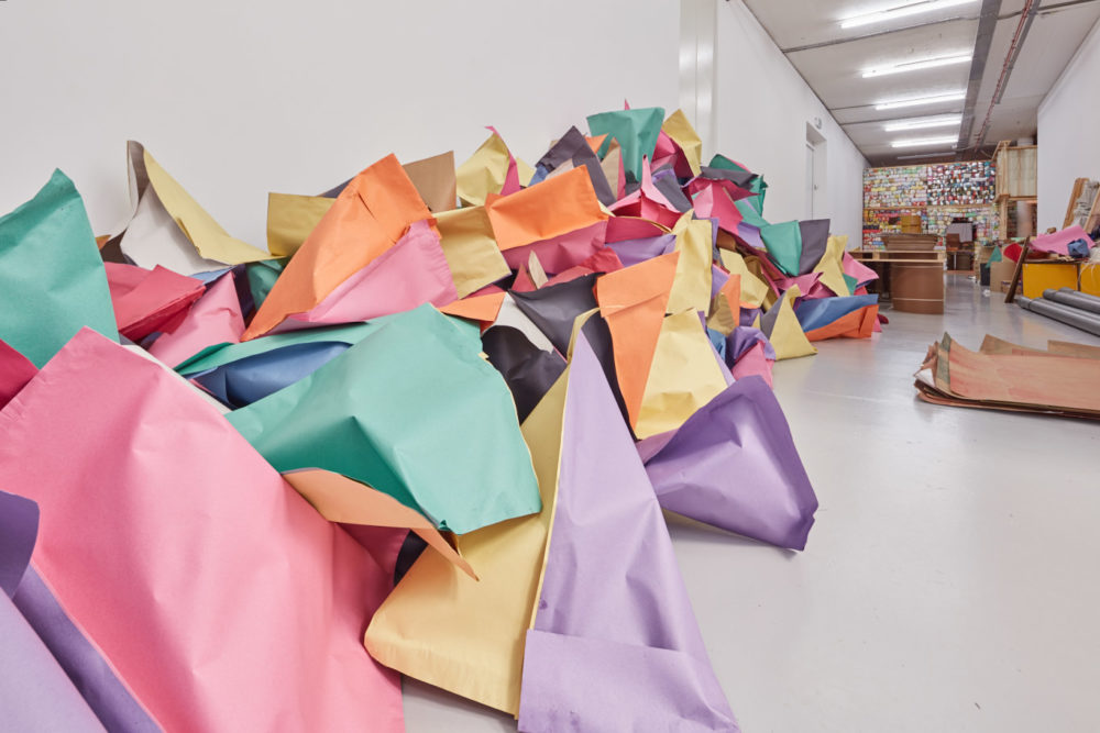 Michael Beutler, Pump House (2017) Installation view, Spike Island. Photograph by Max McClure