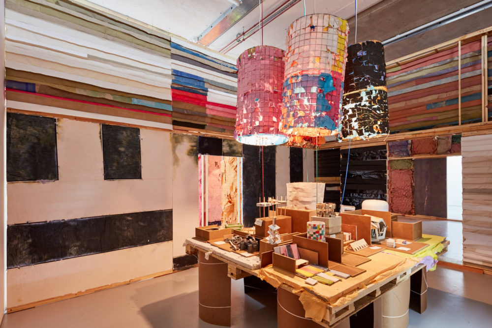 Michael Beutler, Haus Beutler (2014/16) Installation view, Pump House (2016) Spike Island. Photograph by Stuart Whipps