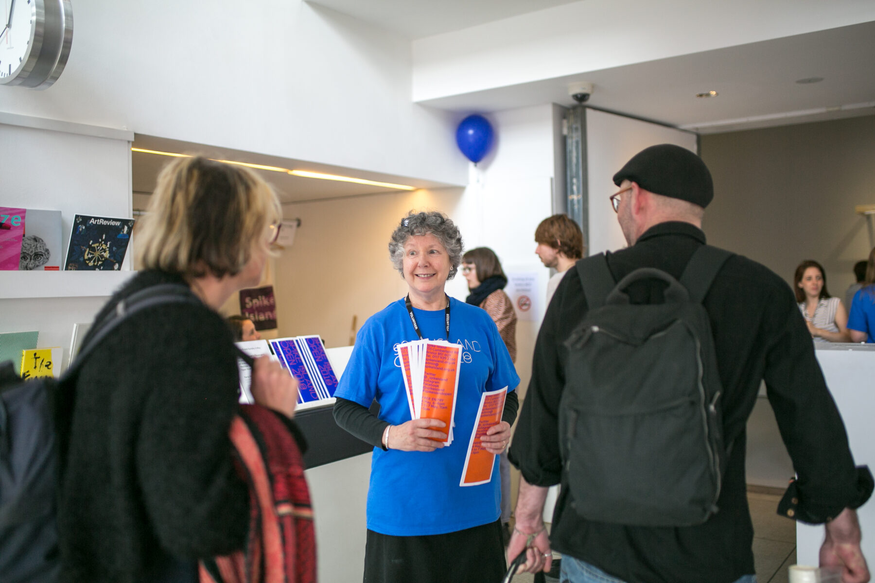 Open Studios Volunteers, Spike Island. Photography Lisa Whiting