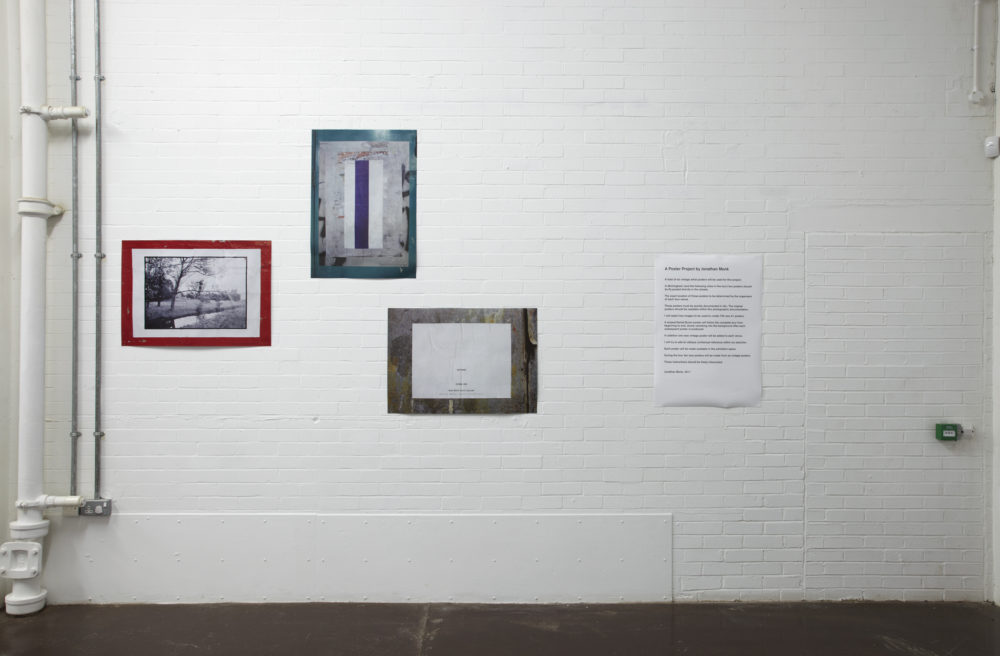 Jonathan Monk A Poster Project (2011) installation view, Spike Island, Bristol. Photograph by Stuart Whipps
