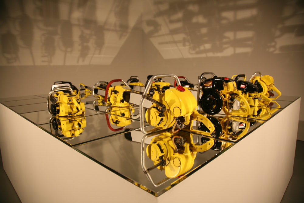 Amanda Beech, Sanity Assassin. Installation view, Spike Island, Bristol (2010) Photograph by Stuart Bunce