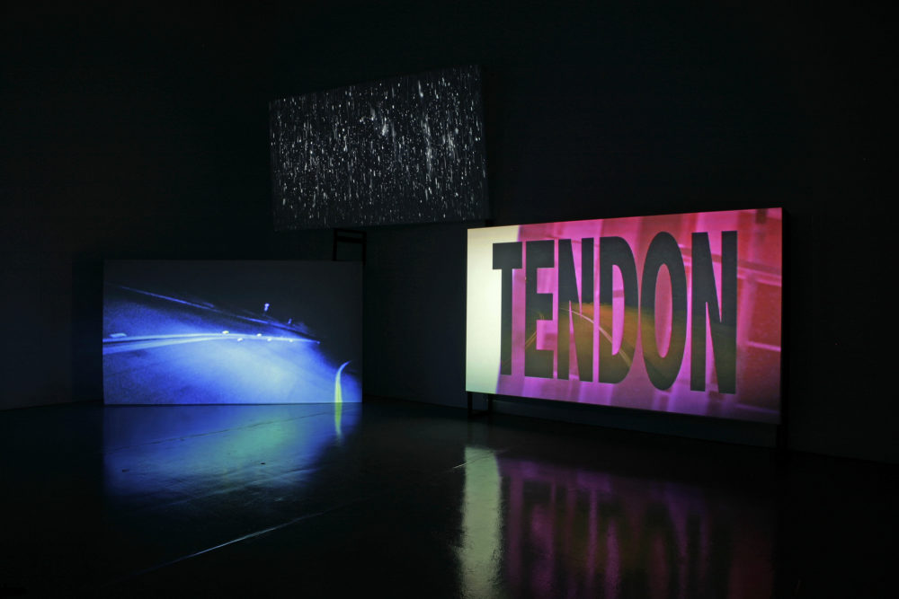 Amanda Beech, Sanity Assassin. Installation view, Spike Island, Bristol (2010) Photograph by Stuart Bunce