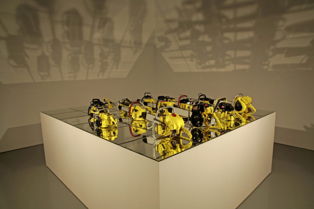 Amanda Beech, Sanity Assassin. Installation view, Spike Island, Bristol (2010) Photograph by Stuart Bunce