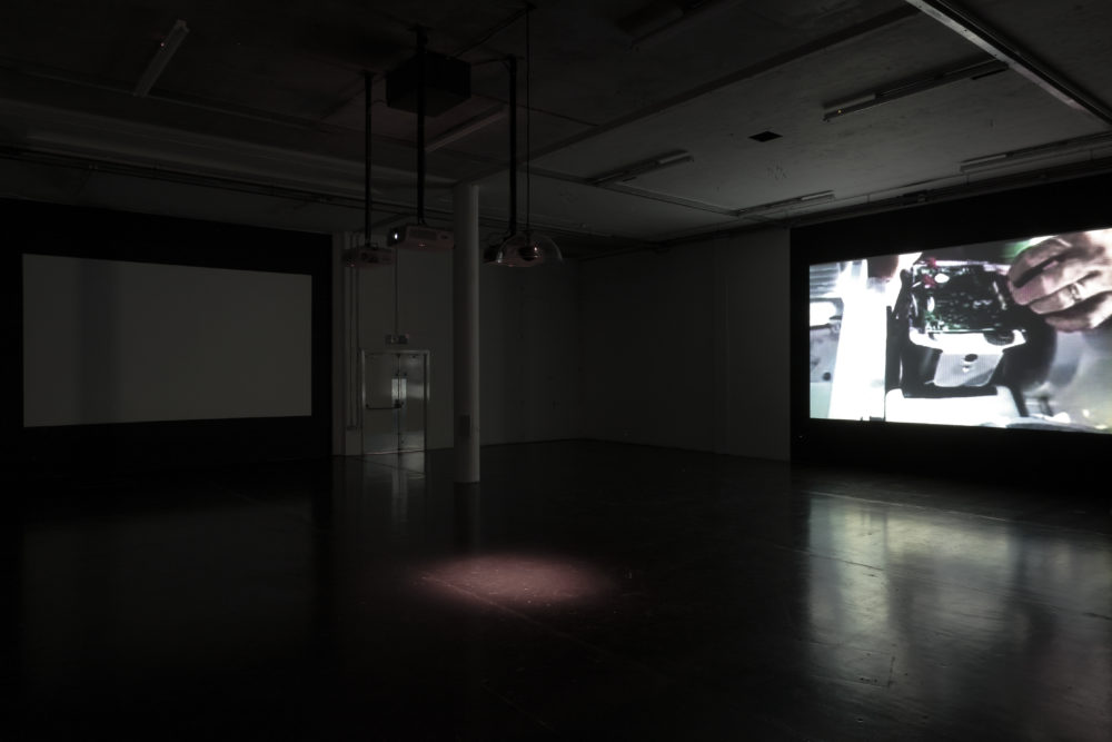 Charlie Tweed Notes Part I, II, & II installation view., Spike Island. Photograph by Stuart Bunce