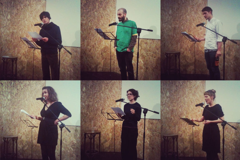 One Night Stand readings at Spike Island, Bristol (2012)