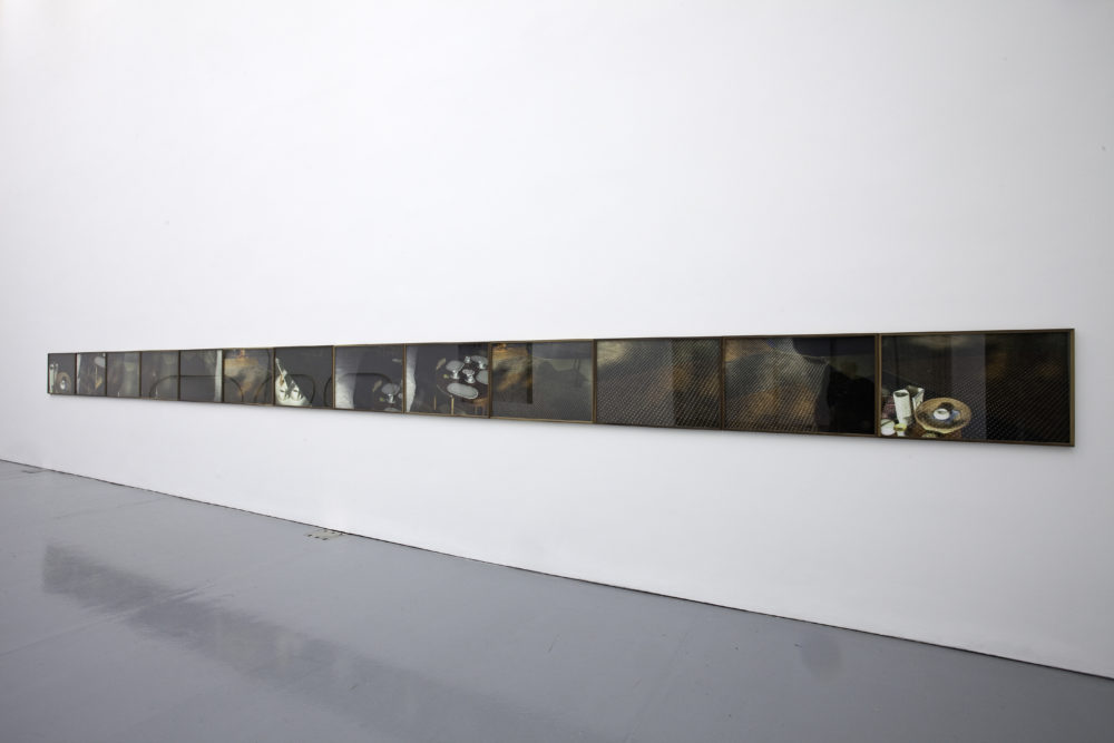 Sean Edwards Tea at my Father's House (Parts One to Thirteen) (2011). Photograph by Jamie Woodley