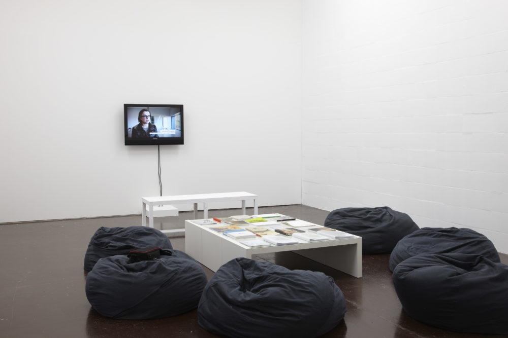 Structure & Material (2011) installation view, Spike Island, Bristol. Photograph by Stuart Whipps