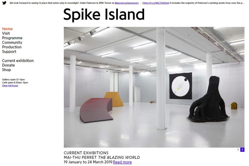 spike island new website