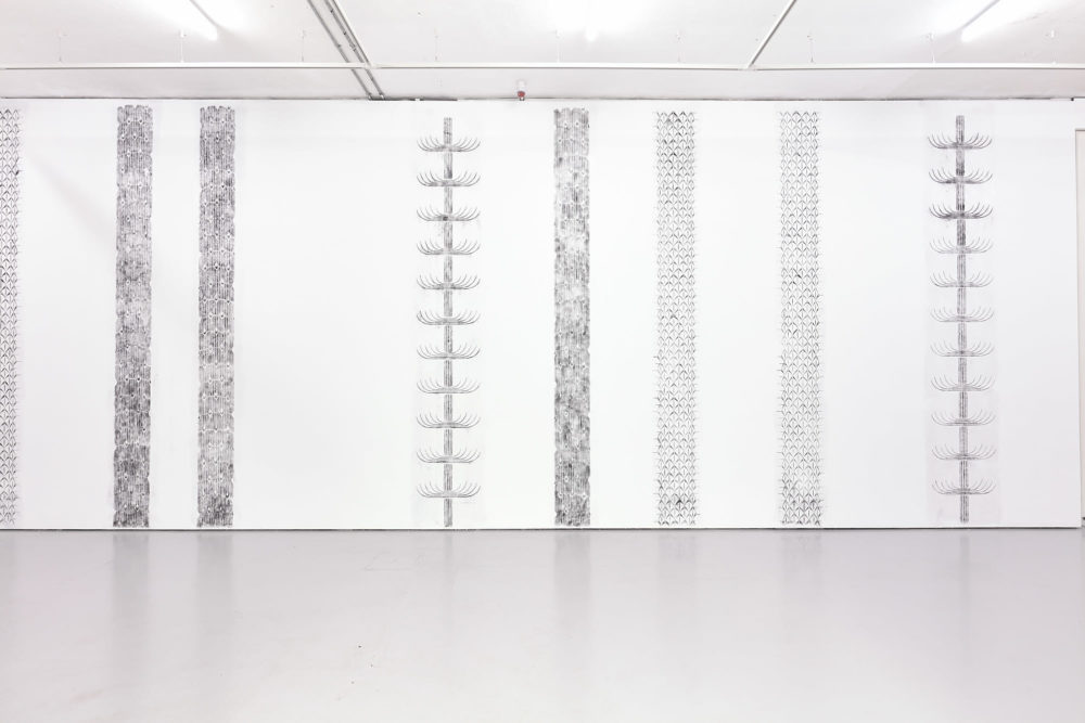 Installation view of Meriç Algün's exhibition