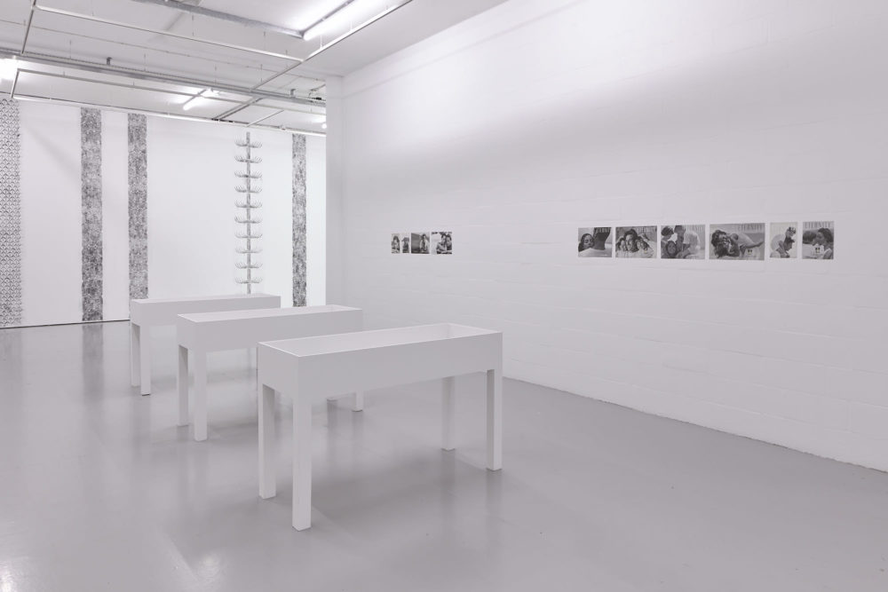 Installation view of Meriç Algün's exhibition