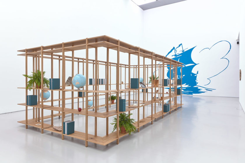 Installation view of Meriç Algün's exhibition