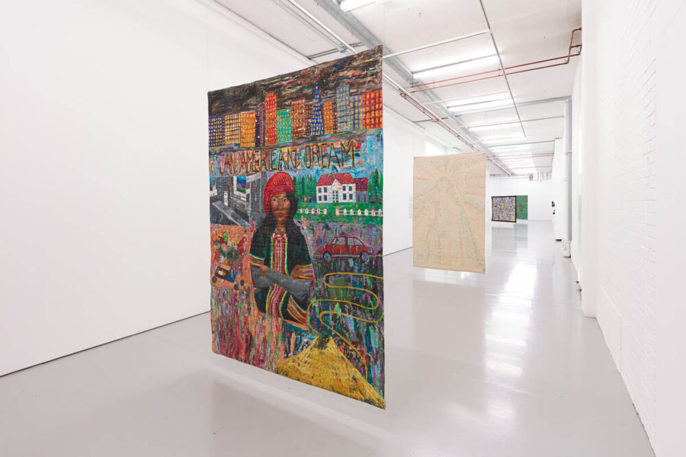 Pacita Abad Life in the Margins, Installation view,