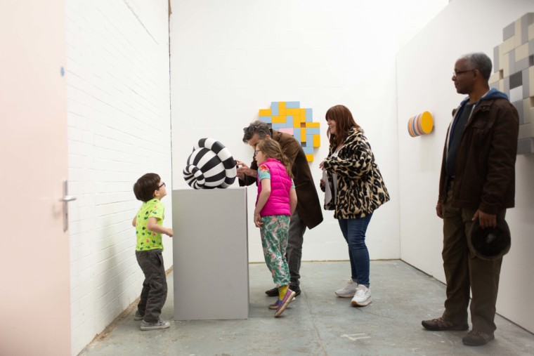Spike Island Open Studios: Seamus Staunton's studio. Photograph by Lisa Whiting
