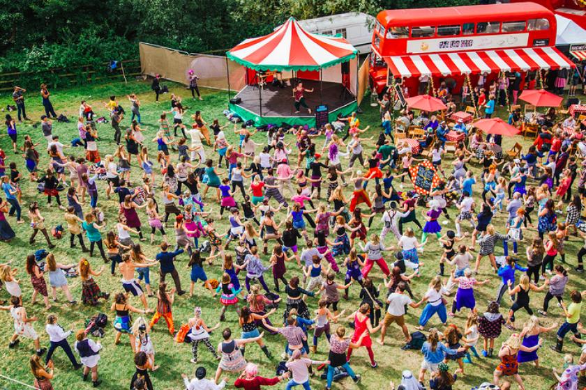 Photograph of Joy in Dance's Bollywood dance class