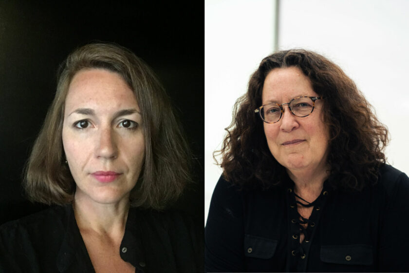 From left: Erika Balsom (2021) Photograph by Mike Gallagher; Peggy Ahwesh (2021) Photograph by Paul Samuel White