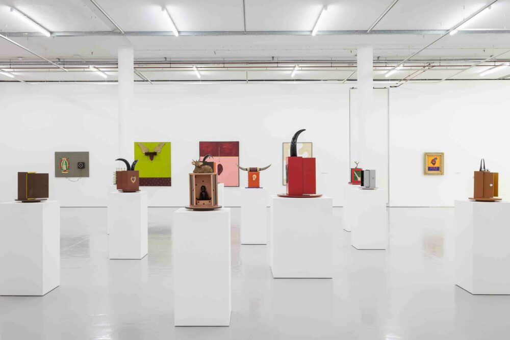 Installation view of Ofelia Rodriguez's exhibition, Talking in Dreams, at Spike Island