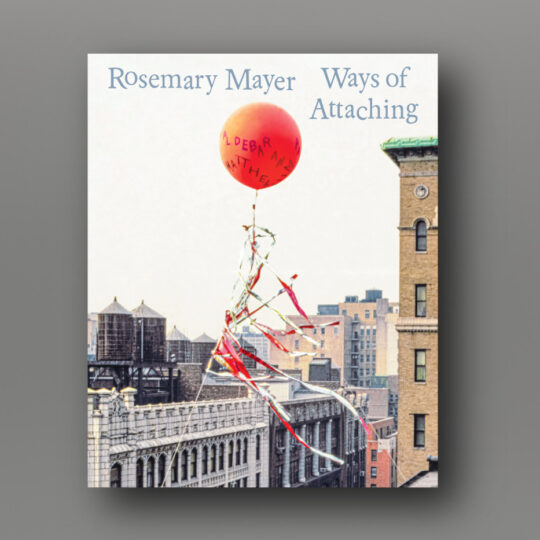 Image of the book cover for Rosemary Mayer: Ways of Attaching