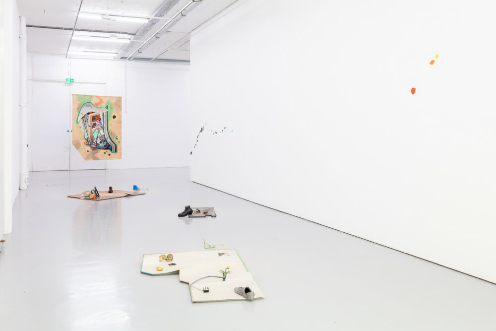 Flo Brooks' exhibition 'Harmonycrumb' in Spike Island's gallery