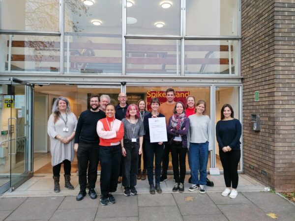 Disability Confident Employer Spike Island team photo