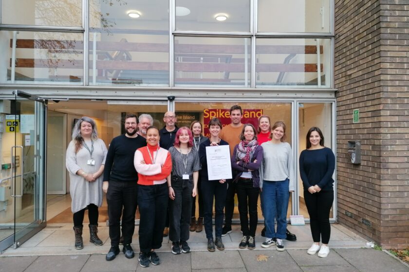 Disability Confident Employer Spike Island team photo