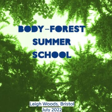The front cover of the 'Body-Forest Summer School' zine