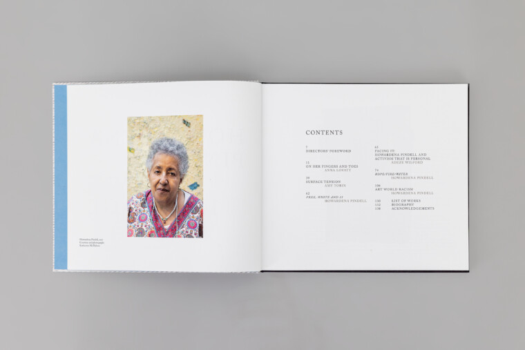 Image of Howardena Pindell's 'A New Language' on plain background