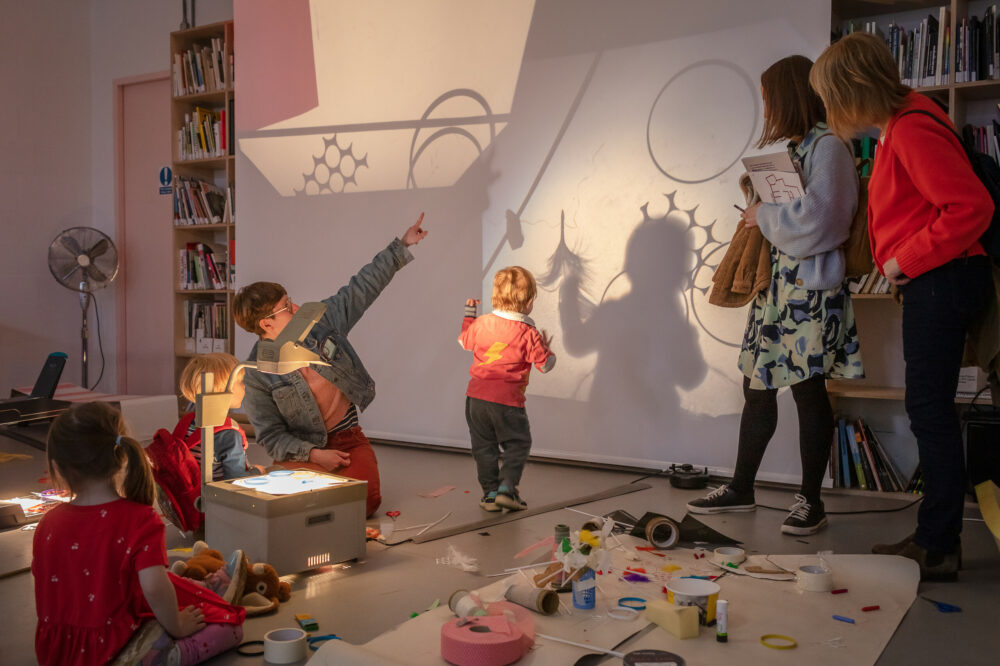 I Am Making Art Workshop taking place at Spike Island for Open Studios weekend